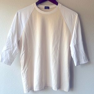 Margaret Howell England 3/4 Sleeve Cotton T shirt